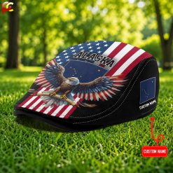 Alaska State Jeff Cap, Driving Cap, Golf Cap 86