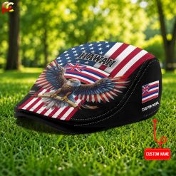 Hawaii State Jeff Cap, Driving Cap, Golf Cap 86