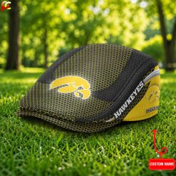 Iowa Hawkeyes NCAA Premium Jeff Cap, Flat Cap M33
