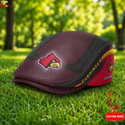 Louisville Cardinals NCAA Premium Jeff Cap, Flat Cap M33