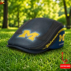 Michigan Wolverines NCAA Premium Jeff Cap, Flat Cap M33