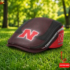 Nebraska Cornhuskers NCAA Premium Jeff Cap, Flat Cap M33