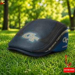 Georgia Tech Yellow Jackets NCAA3 Premium Jeff Cap, Flat Cap M33
