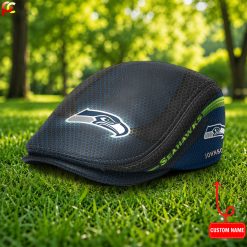 Seattle Seahawks NFL Premium Jeff Cap, Flat Cap M33