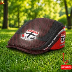 St Kilda Saints AFL Premium Jeff Cap, Flat Cap M33