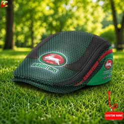 South Sydney Rabbitohs NRL Premium Jeff Cap, Flat Cap M33