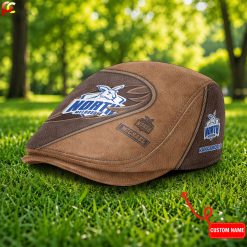 North Melbourne Kangaroos AFL Premium Jeff Cap, Flat Cap M52