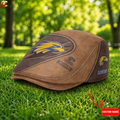 West Coast Eagles AFL Premium Jeff Cap, Flat Cap M52