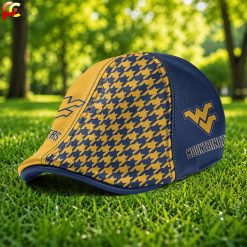 West Virginia Mountaineers NCAA2 Premium Ivy Cap, Flat Cap M03