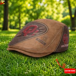 Oklahoma Sooners NCAA Premium Jeff Cap, Flat Cap M52