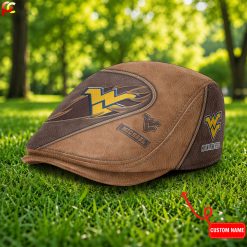West Virginia Mountaineers NCAA2 Premium Jeff Cap, Flat Cap M52