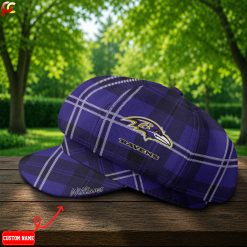 Baltimore Ravens NFL Premium Ladies Newsboy Cap M01