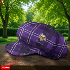Minnesota Vikings NFL Premium Ladies Newsboy Cap M01
