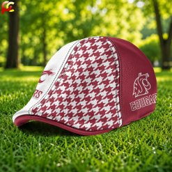 Washington State Cougars NCAA3 Premium Ivy Cap, Flat Cap M03