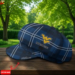 West Virginia Mountaineers NCAA2 Premium Ladies Newsboy Cap M01