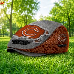 Chicago Bears NFL Mesh Flat Cap, Golf Mesh Cap M01