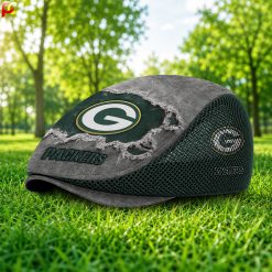 Green Bay Packers NFL Mesh Flat Cap, Golf Mesh Cap M01