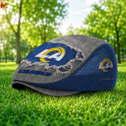 Los Angeles Rams NFL Mesh Flat Cap, Golf Mesh Cap M01