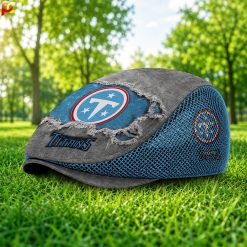 Tennessee Titans NFL Mesh Flat Cap, Golf Mesh Cap M01