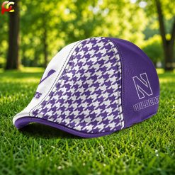 Northwestern Wildcats NCAA4 Premium Ivy Cap, Flat Cap M03
