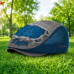 Los Angeles Dodgers MLB Mesh Flat Cap, Golf Mesh Cap M01