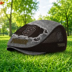 San Diego Padres MLB Mesh Flat Cap, Golf Mesh Cap M01