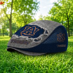 Auburn Tigers NCAA Mesh Flat Cap, Golf Mesh Cap M01
