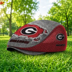 Georgia Bulldogs NCAA Mesh Flat Cap, Golf Mesh Cap M01