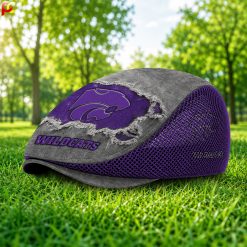 Kansas State Wildcats NCAA Mesh Flat Cap, Golf Mesh Cap M01