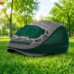 Oregon Ducks NCAA Mesh Flat Cap, Golf Mesh Cap M01