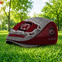 South Carolina Gamecocks NCAA Mesh Flat Cap, Golf Mesh Cap M01