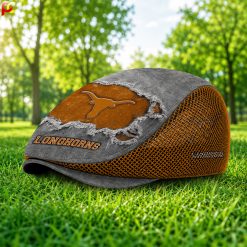 Texas Longhorns NCAA Mesh Flat Cap, Golf Mesh Cap M01