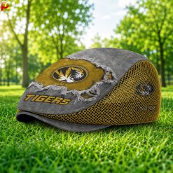Missouri Tigers NCAA2 Mesh Flat Cap, Golf Mesh Cap M01