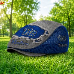 Pittsburgh Panthers NCAA2 Mesh Flat Cap, Golf Mesh Cap M01