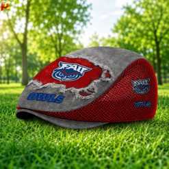 Florida Atlantic Owls NCAA3 Mesh Flat Cap, Golf Mesh Cap M01
