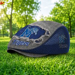 Memphis Tigers NCAA3 Mesh Flat Cap, Golf Mesh Cap M01