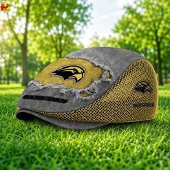 Southern Miss Golden Eagles NCAA3 Mesh Flat Cap, Golf Mesh Cap M01