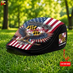 Maryland State Jeff Cap, Driving Cap, Golf Cap 86