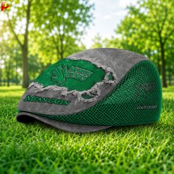 North Texas Mean Green NCAA4 Mesh Flat Cap, Golf Mesh Cap M01