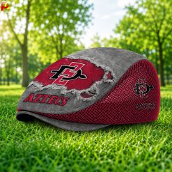 San Diego State Aztecs NCAA4 Mesh Flat Cap, Golf Mesh Cap M01
