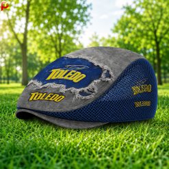 Toledo Rockets NCAA4 Mesh Flat Cap, Golf Mesh Cap M01