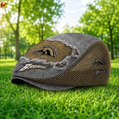 Western Michigan Broncos NCAA4 Mesh Flat Cap, Golf Mesh Cap M01