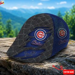 Chicago Cubs MLB Mesh Ivy Cap, Golf Mesh Cap M01