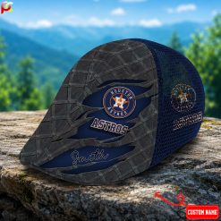 Houston Astros MLB Mesh Ivy Cap, Golf Mesh Cap M01
