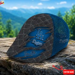 Los Angeles Dodgers MLB Mesh Ivy Cap, Golf Mesh Cap M01