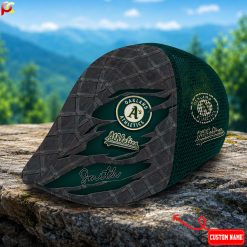 Oakland Athletics MLB Mesh Ivy Cap, Golf Mesh Cap M01
