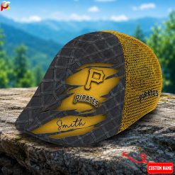 Pittsburgh Pirates MLB Mesh Ivy Cap, Golf Mesh Cap M01