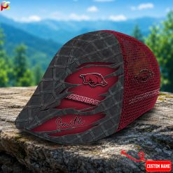 Arkansas Razorbacks NCAA Mesh Ivy Cap, Golf Mesh Cap M01