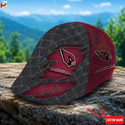 Arizona Cardinals NFL Mesh Ivy Cap, Golf Mesh Cap M01