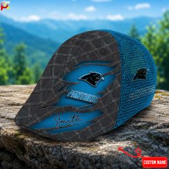 Carolina Panthers NFL Mesh Ivy Cap, Golf Mesh Cap M01